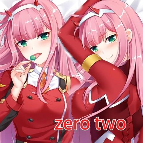 Game DARLING in the FRANXX zero two Dakimakura Hugging Body Pillow Case Japanese Otaku BL Pillowcase Cushion Cover Gift YMGF