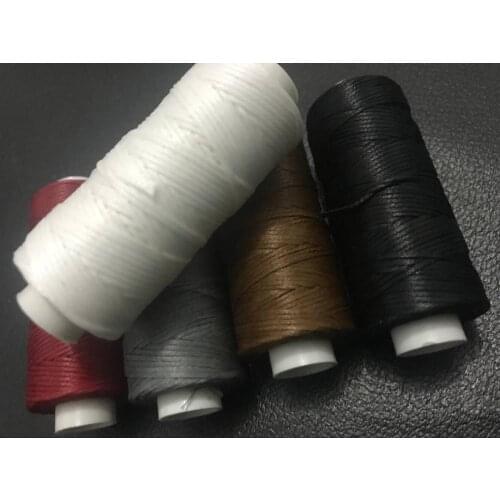 JH002 5pcs a lot basic color 1.0mm flat waxed thread for leather sewing