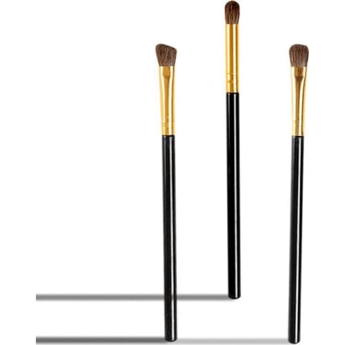 3pcs Horse Hair Makeup Brushes Set Professional Eyeshadow Eyebrow Blending Brush Tools Maquillaje Cosmetics