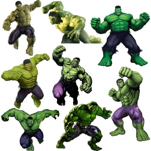 Patches For Clothes Hulk DIY For Parent-Child Thermo Stickers T-Shirt Washable Heat Transfer Marvel Parches Iron On Transfer