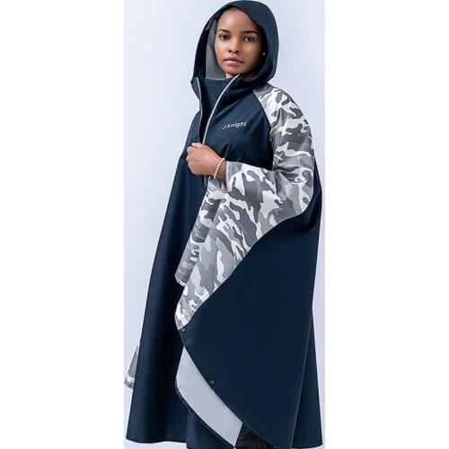 Raincoat womens cloak style full-length summer rainstorm protection single cycling electric car outdoor adult conjoined poncho