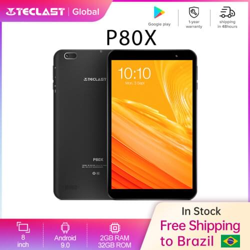 Teclast P80X 8'' Tablet 4G Network&Call A55 64 Bit Octa Core Android 9.0 1280x800 2GB RAM 32GB ROM Tablets PC Dual Cameras GPS