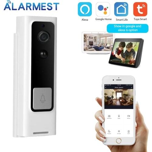ALARMEST Tuya Smart Wifi Doorbell Camera Ring Door Bell Tuya Smart Life App Intercom PIR Motion Detector Powered by Tuya