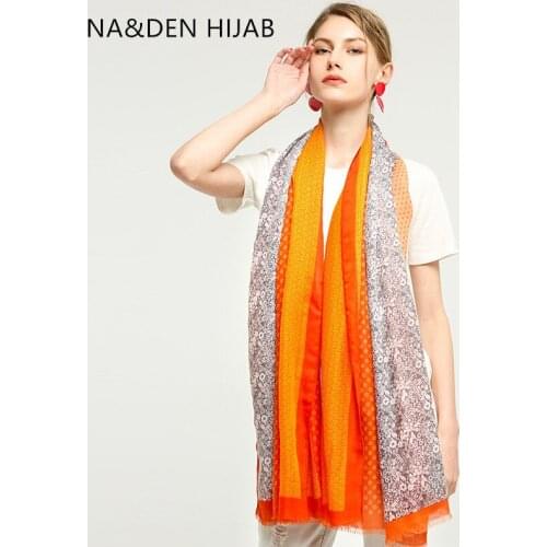 Viscose Flower printing scarves Solid shalws Muslim hijab Long muffler Hi-Q ladies wraps Winter scarf Islamic bandana 10pcs/lot