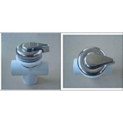 1.5" Inch SS hot tub spa water diverter Chromed 1.5 inch water selector
