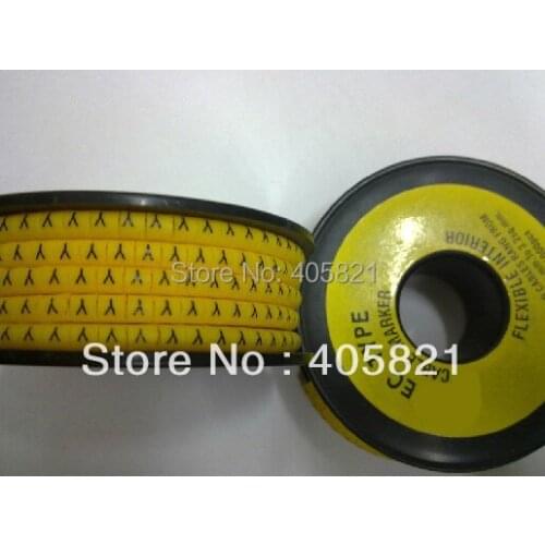 1.5mm2 EC-0 English letters A-Z Insulate PVC Circle Cable Marker 10roll/lot