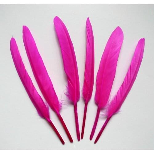 1000 Pcs Natural Goose Feathers Rose 10-15cm plumes for Crafts Wedding dreamcather Decoration Plumas Trim Material Accessories