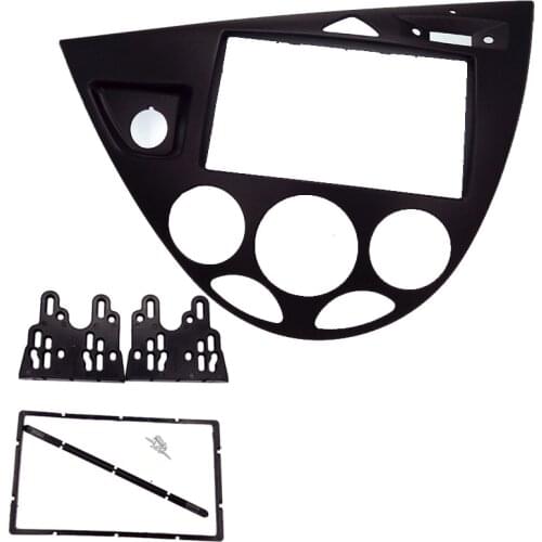 2 Din car radio fascia fit for Focus / Fiesta 2006 (European, LHD) Car refitting DVD frame DVD payer panel facia Dash Kit