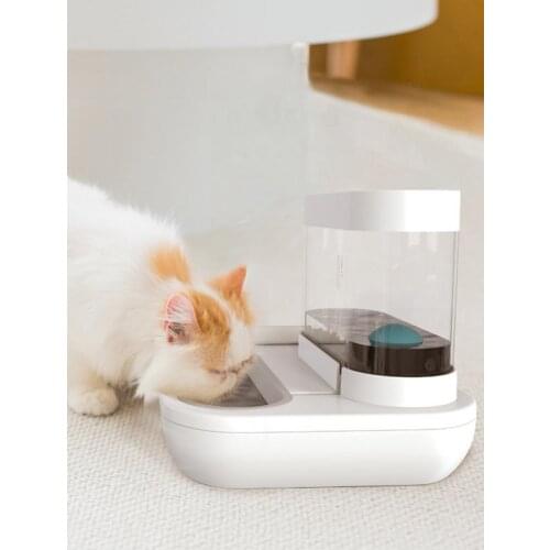 1500ml Pet Automatic Water Feeding Bowl Large Safe Cats Dog Pet Food Water Dispenser With 2 Inner Bowls Filter
