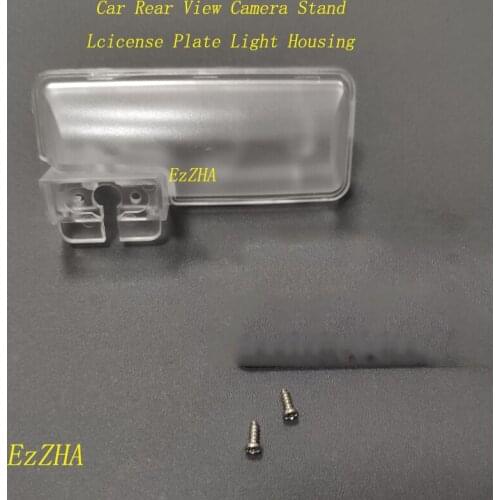 EzZHA Car Rear View Camera Bracket License Plate Lights Housing Mount for Subaru Forester SH SJ Impreza Legacy Outback XV