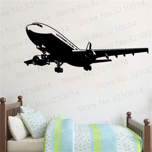 Wall Decal Vinyl Sticker Home Decor Airplane Military War Air Aviation Sky Attack living room Wall Sticker PW419