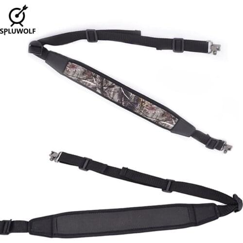 Neoprene Tactical Hunting Heavy Duty Gun Sling Belt Strap Adjustable Paintball Carrying System