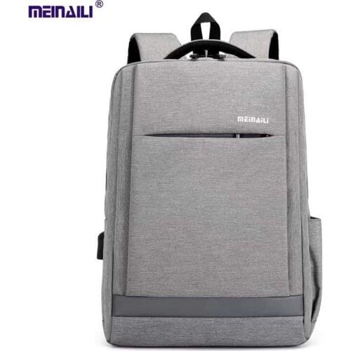 New USB Charge Large capacity Laptop backpack men business travel women rucksack college students shoulder bags mochila hombre