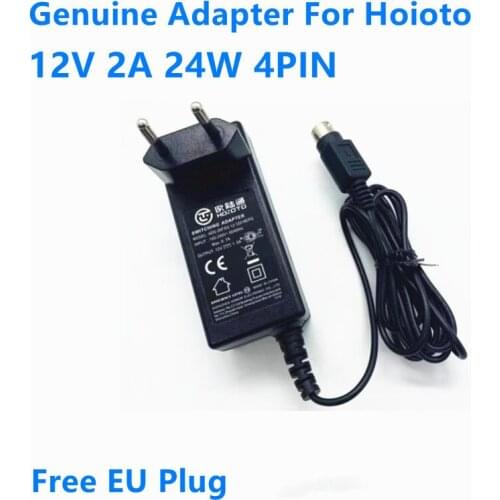 Genuine 12V 2A 24W 4PIN Hoioto ADS-26FSG-12 ADS-25FSG-12 Power Supply AC Adapter For Hikvision Dahua Video Recorder Adapters