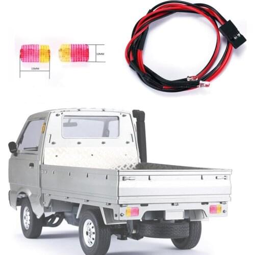 Naughty Dragon WPL-D12 1/10 SUZUKI CARRY RC minivan truck white/red tail lamp shade