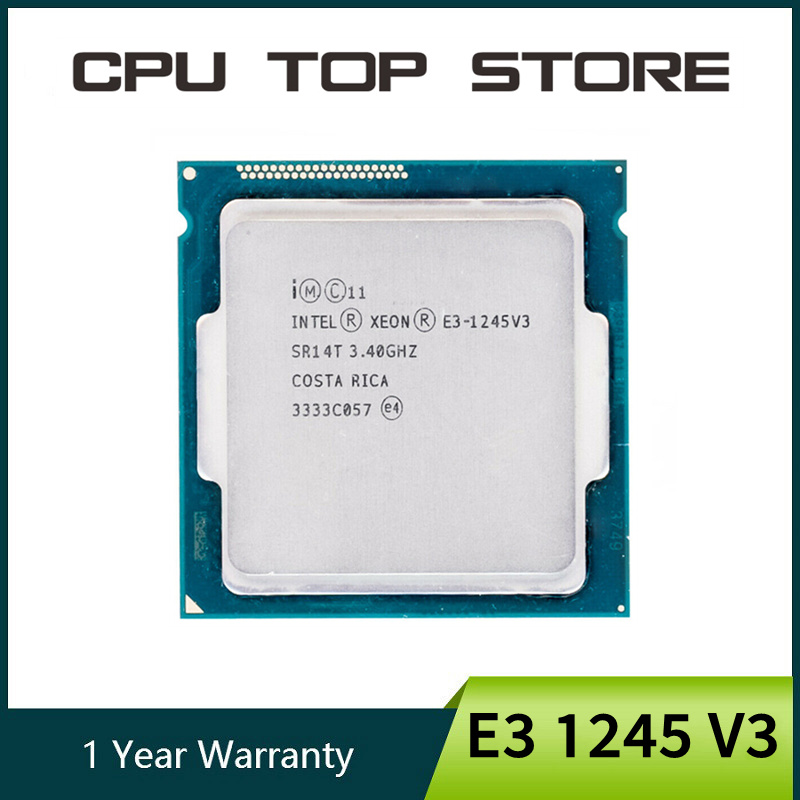 Intel Xeon E3 1245V3 E3 1245 V3 3.4GHz Quad-Core Eight-Thread CPU Processor 8M 84W LGA 1150