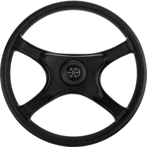 Boat Steering Wheel 13'' 330mm Marine Steering Wheel 4 Spoke For 3/4' Tapered Shaft Vessel Yacht Boat Accessorie Marine 2019 New
