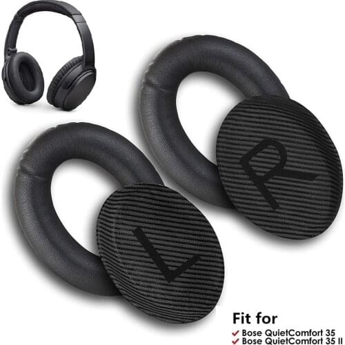 Replacement Ear Pads for BOSE QC35 Earpads Headband High Quality Memory Foam Ear Cushions for QuietComfort 35 & 35 Ii Headphones