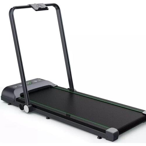 Exercise Treadmill With Handrail Ultra-Thin Foldable Running Walkingpad Electric Treadmill Safe Durable Home Fitness Equipment