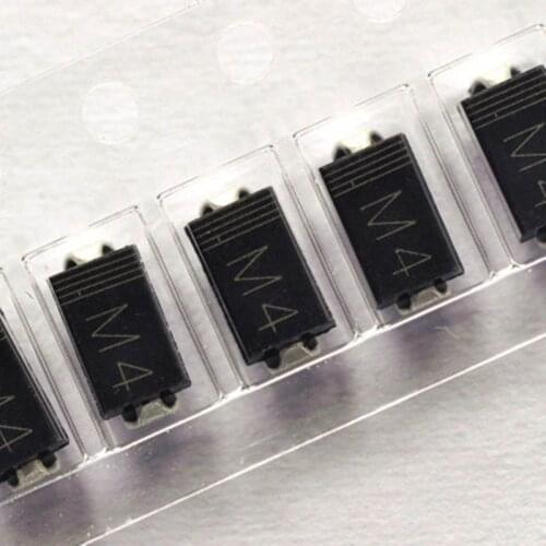 100pcs 1N4004 M4 SMD 1A 400V Rectifier Diode