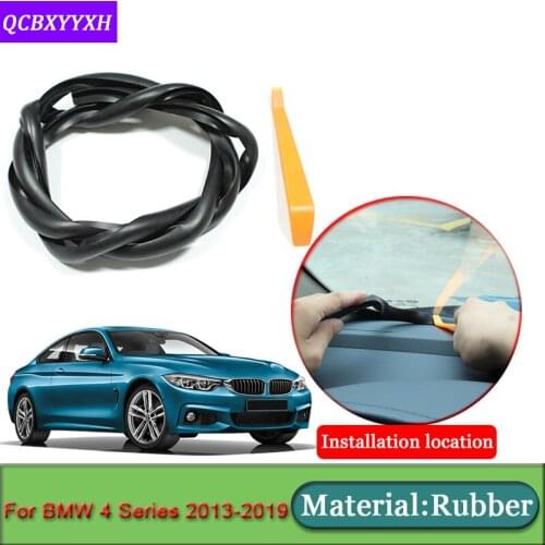 Car-styling For BMW 4 Series 2013-2019 Anti-Noise Soundproof Dustproof Car Dashboard Windshield Sealing Strips Car Accessories