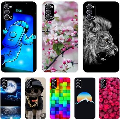 For OPPO Reno 4 Pro 5G Case Phone Cover Silicone Soft TPU Case for OPPO Reno 4 4G Case Reno4 4Pro Coque for OPPO Reno4 Pro 4G