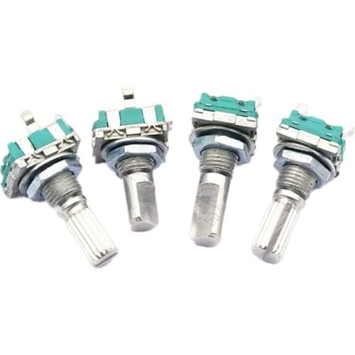 Detection of switch rotating contact switch Shaft length 18MM with EC11 Encoder Type left and right rotating reset switch