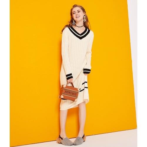 HiguraKago Fashionable Knitted Dresses