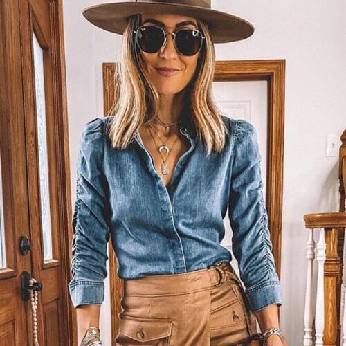 Женские рубашки с рюшами Khalee Yose China At AliExpress