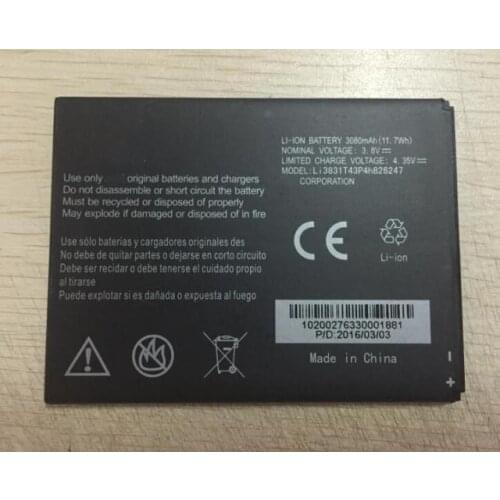 LI3831T42P4H826247 3830mAh cell phone battery for ZTE Grand X 3 Z959 Cricket mobile phone battery with phone stander