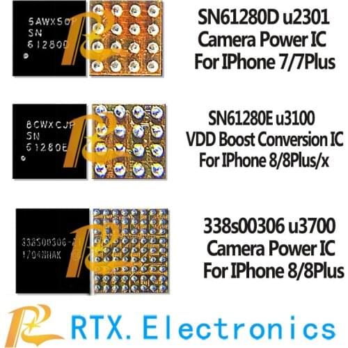 SN61280 For IPhone8 8P X 7 7Plus SN61280D u2301 SN61280E U3100 Camera PMIC Boost IC 338S00306 u3700Camera Power Management Chip