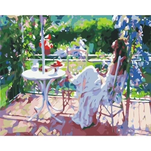 Paramour Love 40x50cm Diy Oil Painting By Numbers Animal Picture By Numbers On Canvas Flower Home Decor Unique Gift