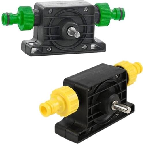 Portable Hand Electric Drill Water Pump Large Flow Oil Fluid Transfer Pumps Heavy Duty Home Garden Outdoors