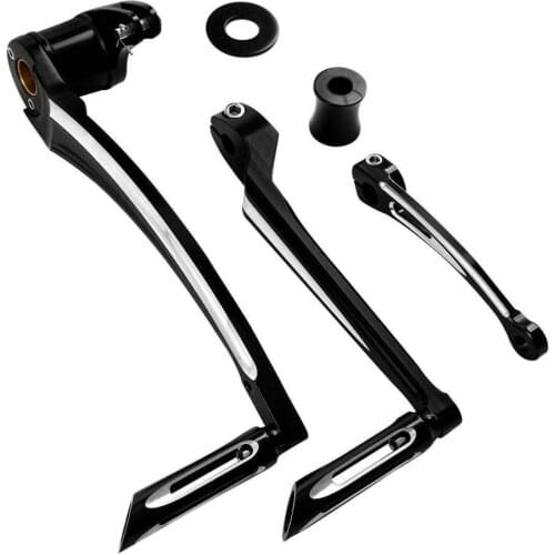 Motorcycle Brake Arm Shifter Lever Kit For Harley Touring Road King Road Glide Electra Glide 2008-2020