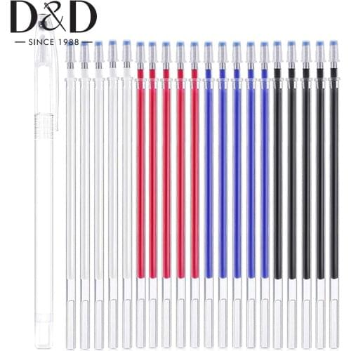 20pcs/Lot Heat Erasable Pen Refill High Temperature Disappearing Fabric Marker Pen For Clothing Leather Mark Sewing Tools