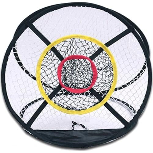 Golf Training Net Golf Pop UP Indoor Outdoor Balcony Garden Folding 3-Layer Golf Practice Target Net Golf Training Tool