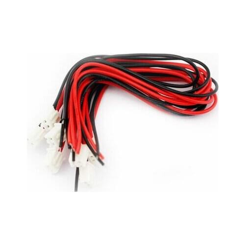 XH2.54MM 2P 200MM, XH single head cable, Electronic line Connecting line,Color random delivery