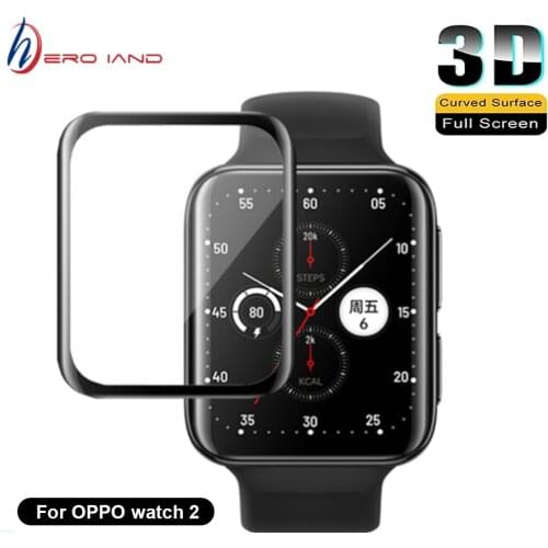 TPU Protective Cover 3D Film for Oppo Watch 2 42mm 46mm Soft Full Screen Protector Film for OPPO Smart Watch 2 Accessories