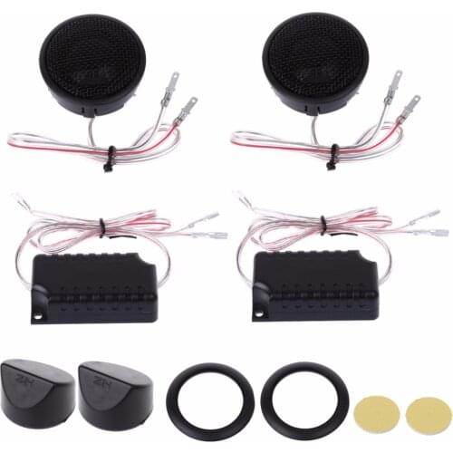 1 Pair Car Stereo Audio Speaker Tweeter 120W Max Power Loud Dome Speakers 92dB