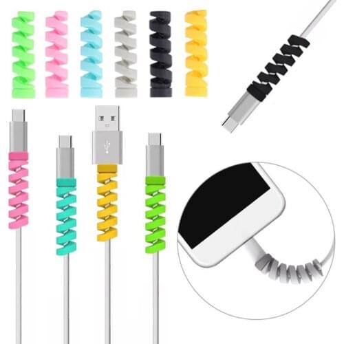 1pcs Charging Cable Protector Saver Cover For Apple iPhone USB Charger Cable Cord Adorable Protective Sleeve For Phones Cable