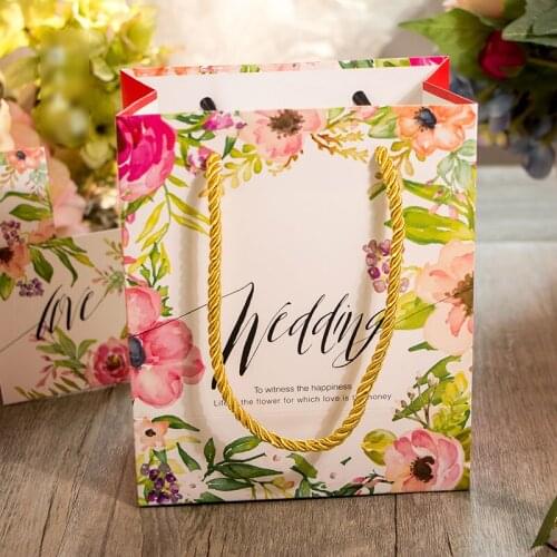 10pc Secret Garden Bags Wedding Flower Bag Sets Personality Joyful Wedding Gift Bag For Candy Chocolate Flower Small Gift