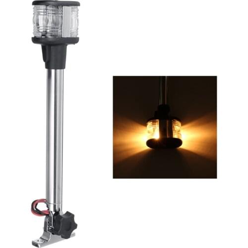 12V 10W LED FOLDING NAVIGATION & ANCHOR LIGHT for Starboard/Stern Boat/Marine