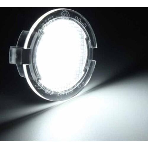 2Pcs LED Under Side Mirror Puddle Light for F-o-r-d E-d-g-e Fusion Flex Explorer M-o-n-d-e-o Taurus F-150 Expedition