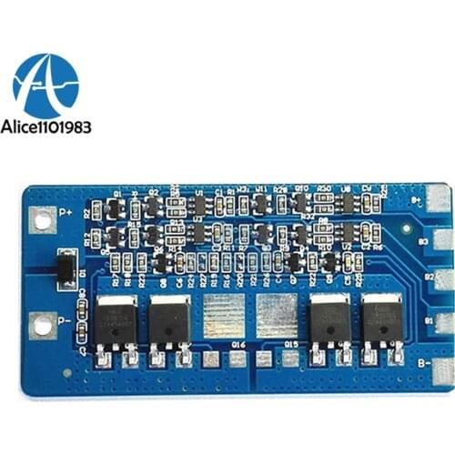 4S Lithium Battery Protection Board 20A 18650 Battery BMS Protection 14.8V 16.8V Cell Module Diy Electronic PCB Board