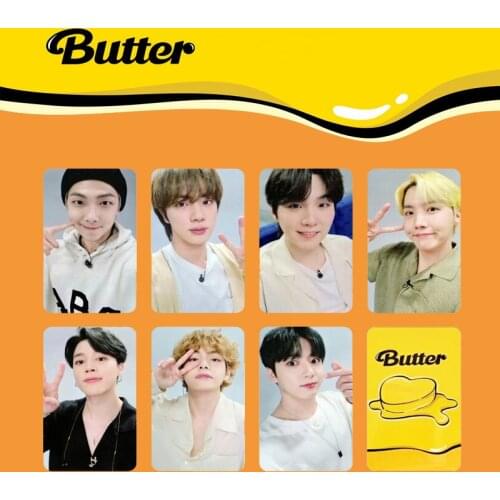 7Pc K-POP Bangtan Boys Lomo Card Poster BUTTER New Album 8th Meeting PhotoCard Card Fans Collection JUNGKOOK JIMIN SUGA V JHOPE