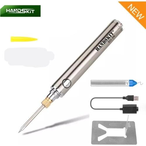 HANDSKIT 5V 8W Rechargeable Soldering Iron Mini Multi-function Electric Solder Portable Welding Tools