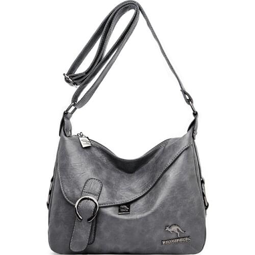 Women Pu Leather Big Messenger Bag Winter Ladies Handbag Female Designer Brand Shoulder Bag Travel Weekend Outdoor