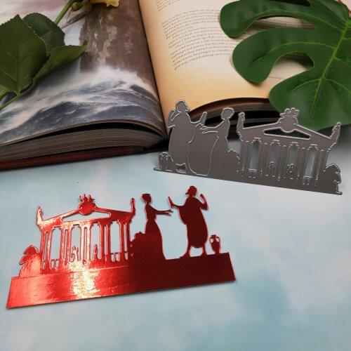 Ancient Greek scholar metal cutting dies 2019 new DIY scrapbook album paper card decorative craft embossing mold