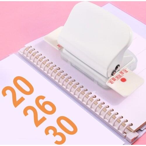 A4(30 Holes) B5(26 Holes) A5(20 Holes)DIY Loose Leaf Hole Puncher Punch Handmade Loose-Leaf Paper Hole Puncher Stationery