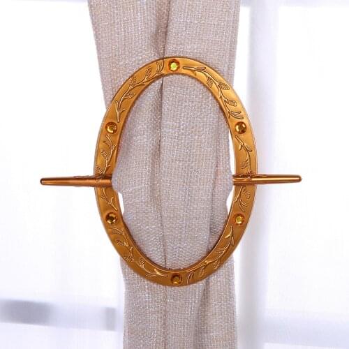 Europe Type Plastic Printing Nano Curtains Clasp Ribbon Curtain Accessories / Holder Clips Of Rome Insert Ring Curtain Bind